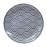 Gebaksbord Golven - Tokyo Design Studio Nippon Black - 16 x 2 cm