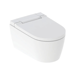 DoucheWC Geberit AquaClean | Glans Wit | Designafdekking Chroom
