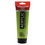 Staafje barbell flexibel acryl 16 mm geelgroen