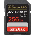 Sandisk SDXC geheugenkaart - 256GB - ExtremePro - U3