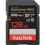Sandisk SDXC geheugenkaart - 128GB - ExtremePro - U3