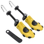 Schoenspanners met schoenlepel EU 34-37 kunststof geel