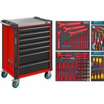 MSS work station 27 laden 281cm met roestvrij stalen blad 4731809