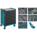 MSS 26"/34" 9 laden & kast met laden met rvs blad 4731810