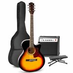 Retourdeal - MAX ShowKit elektrisch akoestische gitaarset 40W -