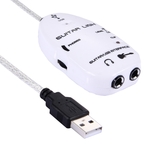 USB Interface Guitaar Link Kabel PC/MAC Recordingwit