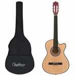 VidaXL 12-delige gitaarset cutaway met 6 snaren western akoestisch 38"