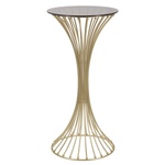 Bendt Ronde Eettafel Line Glas, 119cm - Transparant