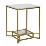 TAFEL DUBBEL MARMER CM 47X47X60