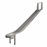 Glijbaan RVS speeltoestellen laag (platformhoogte 150cm)