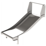 Glijbaan RVS voor speeltoestellen (platformhoogte 200cm)