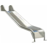 Kunststof glijbaan 300cm appeltjesgroen - geschikt voor platformhoogte 130-160cm
