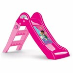 Dolu glijbaan 72x133x45 cm wit/roze/blauw