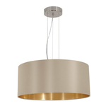 Eglo PlafondspotValbiano 3-lichts cappuccino met goud - 97538