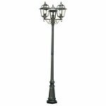 Searchlight Klassieke buitenlantaarnNew Orleans 3-lichts bronsbruin - 1528-3