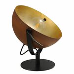 Masterlight StoereIndustria Uplighter 30cm roestbruin met oudgoud - 4199-25-08-B