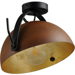 Masterlight Landelijke plafondlampLarino 30 roestbruin met goud - 5199-25-08-B