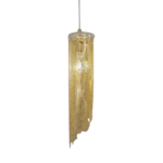 Moderne hanglamp met kristallen | AMY | Hanglamp | Goud | Woonkamer | Eetkamer