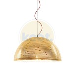 FontanaArte - Chandelier XXL hoogwaardig metaal Hanglamp goud wit