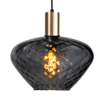 Design hanglamp goud glas &apos;Selly&apos; modern E27 fitting modern 280mm
