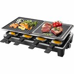 MaxxHome Gourmetset - Raclette - Gourmetstel - Grill - 8 personen