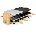 Domo DO9190G - Steengrill - Gourmetset - Racletteset - 8 personen