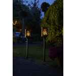 Trio Vloerlamp Windu 3-lichts nikkel mat met grijze kappen R40153011