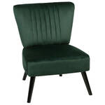 Leren fauteuil glory 219 groen, groen leer, groene stoel