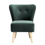 Leren fauteuil perfection groen, groen leer, groene stoel