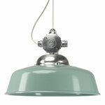 Tafellamp Nordic Geribbeld - Tijm Groen Inclusief lamp (werkt op batterijen)