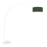 Steinhauer Staande leeslamp Linstrom met groene velvet kap 3735ZW