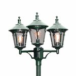 KonstSmide Klassieke staande lantaarn Firenze 2-lichts groen 7234-600