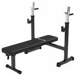 Gorilla Sports Professionele Halterbank - Fitnessbank - Verstelbaar - Max. 400 kg