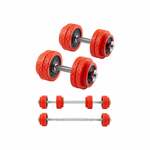 Halterset met verbindingsbuis rood