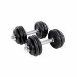 Dumbell 30 kg Gietijzer Zwart - 30 mm