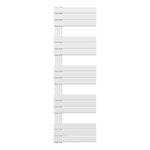 Belrad Handdoekradiator - middenaansluiting - 1200X500mm - 537Watt - Wit BW1200500