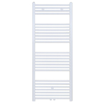 Belrad Handdoekradiator - links - aansluiting/comb - 1800X600mm- Wit BUCW1800600