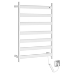 Belrad Handdoekradiator - middenaansluiting - 1800X600mm - 944 Watt - Wit Mat Geborsteld BWM1800600
