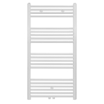 Zehnder Zeta handdoekradiator - 120x50cm - 480W - wit (RAL9016) zet-120-050