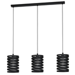 Trio Design hanglamp Madison Zwart - 3-lichts 342010332
