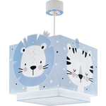 Dalber Kinderkamer hanglamp Baby Jungle soft blauw met wit 63112T