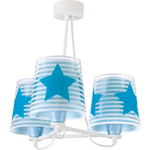 Dalber Kinderkamer hanglamp Light Feeling Star 3-lichts blauw 81197T