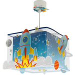Dalber Hanglampje Rocket blauw met wit 63352