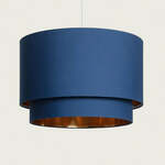Kleine hanglamp industrieel &apos;Harry&apos; lichtblauw incl. plafondkap kabel & fitting