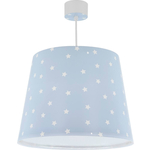 Steinhauer Hanglamp Sparkled met blauw velvet 8247ST