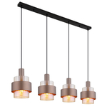 Highlight Eetkamer hanglamp Perugia brons - 8x GU10 H5676.32