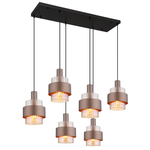 Highlight Eetkamer hanglamp Perugia brons - 5x GU10 H5675.32