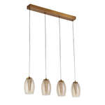 Highlight Hanglamp Perugia brons - 4x E27 - 3x GU10 H5701.32