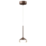 Trio 4-lichts hanglamp Jason zwart met koper brons R36304064