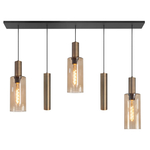 SLV Hanglamp voor rail Grip! L zwart-brons 1-fase 1008472